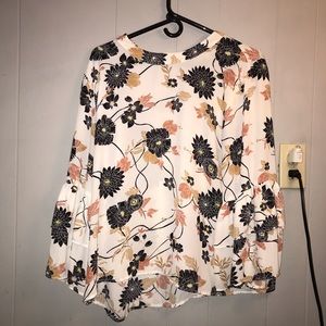 XL floral blouse